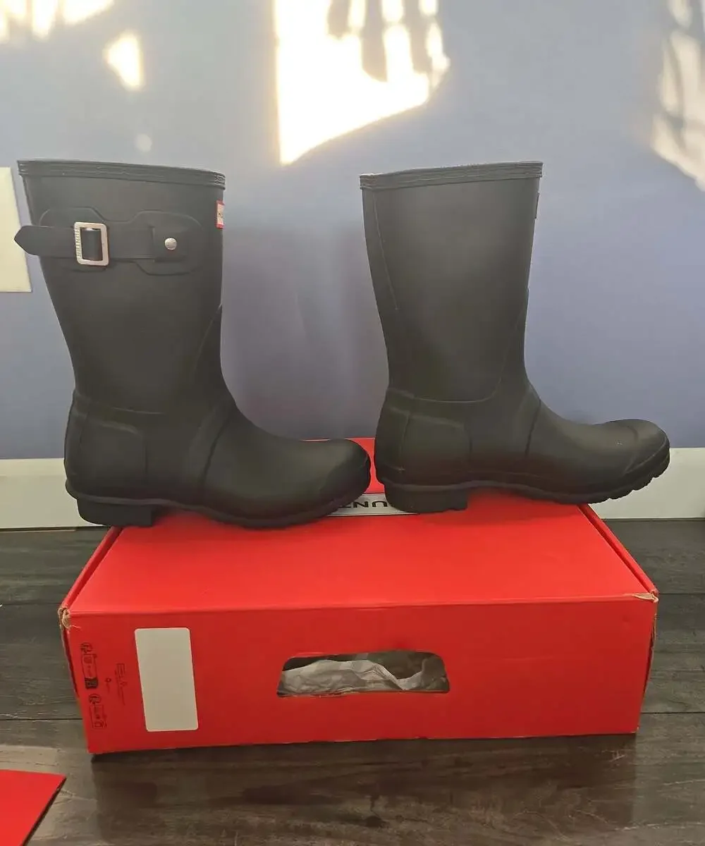 Nrw Hunter Original SHORT Black Rain Boots size 6 6m